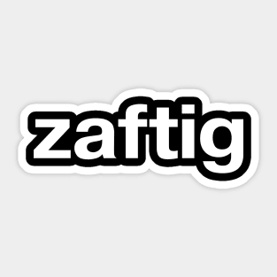 zaftig Sticker